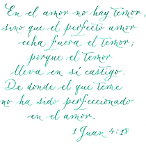 El amor según Juan. Calligraph project by Natalia Alfaro Alfaro - 01.18.2023