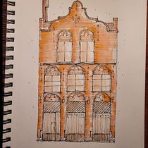 West Village appartement . Sketching, Drawing, Architectural Illustration, Sketchbook & Ink Illustration project by Jean-françois de Villemure - 01.18.2023