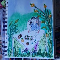 Mi proyecto del curso: Creación de personajes a partir de dibujos de observación. Un proyecto de Ilustración tradicional, Diseño de personajes, Dibujo y Sketchbook de Yesica Anaya - 18.01.2023