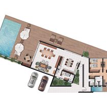 Mi proyecto del curso: Postproducción de planimetría arquitectónica en Photoshop. Un proyecto de Arquitectura, Arquitectura digital, Ilustración arquitectónica, Diseño y Post-producción fotográfica		 de Daniel Leon Mendez - 18.01.2023