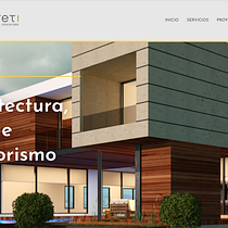 MORETI.mx Arquitectura e interiorismo. Projekt z dziedziny UX / UI, Informat, ka, Web design, Tworzenie stron internetow, ch, Programowanie bez kodu, Projektowanie produktu c i frowego użytkownika Jesús Moreno Cuevas - 09.11.2022
