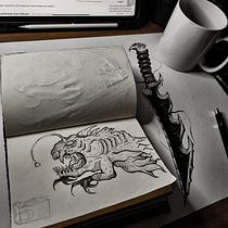 Meu projeto do curso: Sketching diário para inspiração criativa. Traditional illustration, Sketching, Creativit, Drawing, and Sketchbook project by William Douglas - 01.19.2023