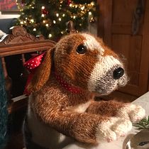 My project for course: Knitting Realistic Stuffed Animals: Make a Puppy from Yarn. Fiber Arts, DIY, Knitting, and Textile Design project by Eugenie van den Broek - 12.24.2022