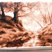 My project for course: Oil Landscape Painting: Explore the Power of Light. Ilustração tradicional, Artes plásticas, Desenho a lápis, Pintura a óleo e Ilustração naturalista projeto de Mary Herbert - 19.01.2023