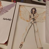 Meu projeto do curso:  Técnicas criativas para ilustração de moda. Un projet de Illustration traditionnelle , et Collage de Carulina De Mesquita Manzi - 19.01.2023