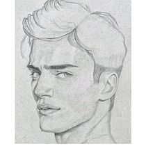 Meu projeto do curso: Caderno de retratos: explore o rosto humano. Un projet de Esquisse , Dessin, Dessin de portrait, Dessin artistique , et Carnet de croquis de Shirley Oliva - 12.01.2023