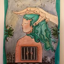 My project for course: Artistic Illustration: Draw from Your Imagination. Traditional illustration, Painting, Creativit, Pencil Drawing, and Drawing project by Konstantina Maltezou - 01.12.2023
