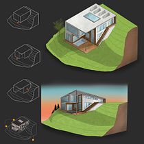 Mi proyecto del curso: Sketching arquitectónico y artístico con Procreate. Architecture, Sketching, Digital Illustration, Digital Architecture, and Architectural Illustration project by sara_gonzalezperegrina - 01.19.2023