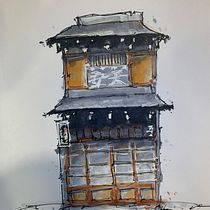 Final project: Expressive Architectural Sketching with Colored Markers. Sketching, Drawing, Architectural Illustration, Sketchbook & Ink Illustration project by rhoades801 - 01.26.2023