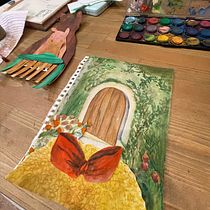 My project for course: Introduction to Children’s Illustration - Goldilocks and the Three Bears. Traditional illustration, Fine Arts, Painting, Pencil Drawing, Drawing, Watercolor Painting, Children's Illustration, and Narrative project by Ivana Kopčok Tomášiková - 06.06.2023