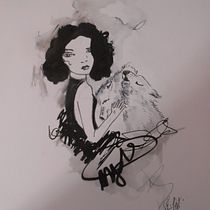 Mon projet du cours : Illustration de personnages de A à Z : visages et silhouettes. Projekt z dziedziny Trad, c, jna ilustracja, Projektowanie postaci, R, sunek ołówkiem,  R i sunek użytkownika patricia LACANNE - 20.01.2023