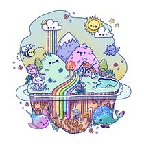 Meu projeto do curso: Design de mundos kawaii: crie ilustrações alegres. Character Design, Digital Illustration, and Manga project by Ana Lúcia Soares - 01.20.2023