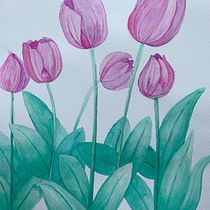 Mi proyecto del curso: Técnicas modernas de acuarela. Un progetto di Illustrazione tradizionale, Belle arti, Pittura e Pittura ad acquerello di Vanessa Valencia - 23.05.2020