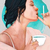  EA | Illustriertes Porträt Nr.1. Ilustração tradicional, Ilustração vetorial, Ilustração digital, e Desenho de retrato projeto de elli_312 - 20.01.2023