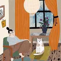 Mon projet du cours : Histoires illustrées avec Procreate : textures et pinceaux. Ilustração tradicional, Ilustração digital, Desenho digital, Sketchbook, e Narrativa projeto de Charlotte Courdé - 20.01.2023