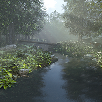 Il mio progetto del corso: Scene naturali realistiche con Cinema 4D e OctaneRender. 3D, Art Direction, 3D Modeling, Concept Art, 3D Design, and Naturalistic Illustration project by avidsnake92 - 01.20.2023