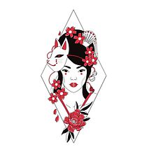 My project for course: Custom Tattoo Design with Procreate. Ilustração tradicional, Design gráfico, Desenho, Ilustração digital, Desenho de tatuagens, e Desenho digital projeto de Carrie Apps - 31.12.2022