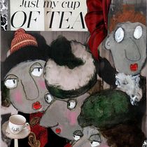 My project for course: Mixed-Media Illustration: Activate Your Imagination. Traditional illustration, Fine Arts, Collage, Drawing, Acr, and lic Painting project by sandi - 01.21.2023