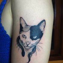 Meu projeto do curso: Técnicas de tatuagem blackwork com fine line. Un progetto di Design di tatuaggi di Leticia Abreu - 21.01.2023