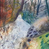 Mi proyecto del curso: Pintura de paisajes realistas con acuarela. Projekt z dziedziny  Sztuki piękne,  Malarstwo, Sketching, Malowanie akwarelą, Ilustracja naturalist i czna użytkownika Omar Sánchez Martínez - 21.01.2023