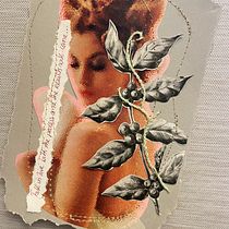 Mijn project van de cursus: Experimentele borduurtechnieken op papier. Un progetto di Belle arti, Collage, Ricamo e Textile Design di jeanette - 21.01.2023
