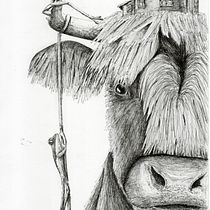 Mi proyecto del curso: Ilustración surrealista con rotuladores Ein Projekt aus dem Bereich Traditionelle Illustration, Bleistiftzeichnung, Zeichnung, Realistische Zeichnung, Artistische Zeichnung und Illustration mit Tinte von Luis Alejandro Robayo León - 21.01.2023