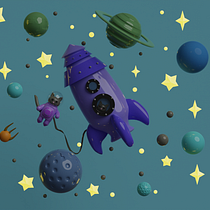 Mój projekt z kursu: Tworzenie postaci 3D w Blenderze. 3D, Design de personagens, Modelagem 3D, Design de personagens 3D, e 3D Design projeto de Kamila Witkoś - 22.01.2023