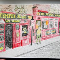 My project for course: Sketchbook Illustration with Colored Pencils. Traditional illustration, Fine Arts, Sketching, Pencil Drawing, Drawing, Artistic Drawing, and Sketchbook project by Nancy Cahuzac - 01.20.2023