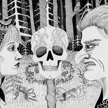 My project for course: Fairy-Tale Illustration with Pen and Ink - Vasilisa and Baba Yaga. Projekt z dziedziny  R, sunek,  R, sunek art, st, czn,  R i sunek atramentem użytkownika Justina Blaževičiūtė - 22.01.2023