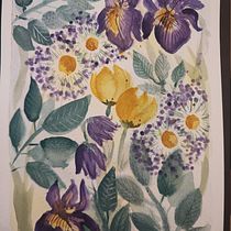 Mój projekt z kursu: Piękno akwarelowych kwiatów: poczuj więź z naturą. Ilustração tradicional, Pintura, Pintura em aquarela e Ilustração botânica projeto de marzenagora - 22.01.2023
