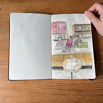 My project for course: Exploratory Sketchbook: Find Your Drawing Style. Un proyecto de Ilustración tradicional, Bocetado, Creatividad, Dibujo, Pintura a la acuarela, Sketchbook y Pintura gouache de michelleyu1894 - 20.01.2023