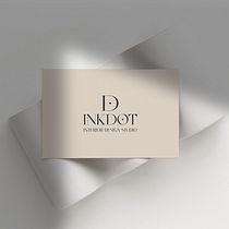 My project for course: Logotype Design for Brand Identity - INKDOT Interiors. Un progetto di Br, ing, Br, identit, Graphic design, Tipografia, Design di loghi e Design tipografico di Noor Hashem - 16.01.2023