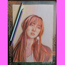 Mi proyecto del curso: Dibujo de retratos llamativos con lápices de colores. Drawing, Portrait Drawing, Sketchbook, and Colored Pencil Drawing project by Esteban Dido - 01.23.2023