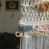Il mio progetto del corso: Macraweave: combina macramè e tecniche di tessitura Ein Projekt aus dem Bereich Erweiterungsentwicklung, Innendesign, Dekoration von Innenräumen, Weben, Makramee, Weben und Textildesign von Angela De Tullio - 23.01.2023