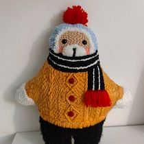 Mi proyecto del curso: Diseño y bordado de muñecos con aguja mágica. Embroider, Decoration, Art To, s, Punch Needle, and Textile Design project by Saray Bonilla Castro - 01.24.2023