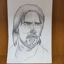 My project for course: Graphite Line Drawing for Portrait Sketchbooking. Artes plásticas, Esboçado, Desenho, Desenho de retrato, e Sketchbook projeto de Konstantinos Bouras - 24.01.2023