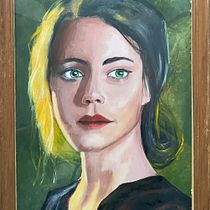 Mein Abschlussprojekt für den Kurs: Künstlerische Porträtmalerei mit Ölfarben auf Papier. Un progetto di Belle arti, Pittura e Pittura ad olio di Beat Steinmann - 23.01.2023