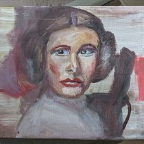 My project for course: Portrait Painting with Oil: Explore Light and Shade. Fine Arts, Painting, and Oil Painting project by rosie - 01.24.2023