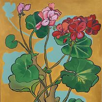 My project for course: Botanical Painting with Acrylic. Traditional illustration, Fine Arts, Painting, Acr, lic Painting, and Botanical Illustration project by antoniadevetacova - 01.10.2023