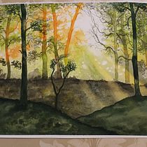 My project for course: Dreamy Watercolor Landscapes: Paint with Light. Un projet de Peinture , et Aquarelle de helen_gulliver - 22.01.2023