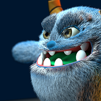 Mi proyecto del curso: Creación de pelo 3D con XGen de Maya Personaje Monstrico. 3D, 3D Modeling, 3D Character Design, and 3D Design project by Emerson M - 01.18.2023