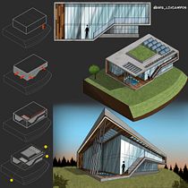 Meu projeto do curso: Sketching para arquitetura com Procreate. Architecture, Sketching, Digital Illustration, Digital Architecture, and Architectural Illustration project by Livia Alessandra - 01.25.2023