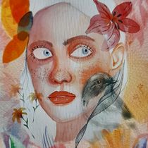 Mi proyecto del curso: Retrato ilustrado en acuarela. Un projet de Illustration traditionnelle, Beaux Arts, Peinture, Dessin, Aquarelle, Dessin de portrait , et Dessin artistique de David Cano - 25.01.2023