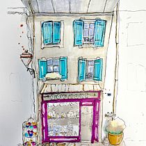 Mein Abschlussprojekt für den Kurs: Expressive Architekturskizzen mit Markern. Sketching, Drawing, Architectural Illustration, and Sketchbook project by Marisa Frey - 01.26.2023