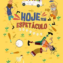 Hoje tem Espetáculo Ein Projekt aus dem Bereich Design, Traditionelle Illustration, Grafikdesign, Zeichnung, Plakatdesign und Kinderillustration von Ricardo Bagge - 26.01.2023