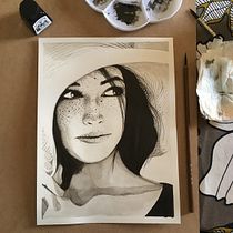 Mi proyecto del curso: Introducción a la ilustración con tinta china. Ilustração tradicional, Artes plásticas, Desenho e Ilustração com tinta projeto de Yolanda Pérez González de los Ríos - 26.01.2023