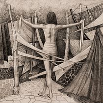 Seguir. Traditional illustration, Fine Arts, Pencil Drawing, Drawing, Artistic Drawing, Figure Drawing, and Realistic Drawing project by CARLOS BER - 01.26.2023