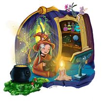 Mon projet du cours : Illustrations fantastiques avec Procreate. Ilustração tradicional, Ilustração digital, e Desenho digital projeto de Marie - 26.01.2023