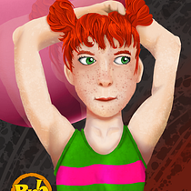 My project for course: Female Character Portraits in Procreate. Projekt z dziedziny Trad, c, jna ilustracja, Ilustracja c, frowa, R, sunek c i frow użytkownika Nicholas Dinges - 01.01.2023