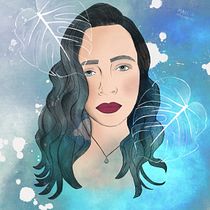 Mi proyecto del curso: Retrato ilustrado con Procreate. Ilustração tradicional, Ilustração vetorial, Ilustração digital, e Desenho de retrato projeto de marianaqnogaroto - 26.01.2023